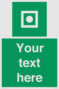 Custom sign safe condition Shipboard general alarm